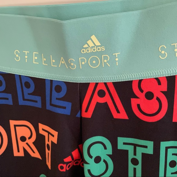 Adidas x Stella Mc Cartney size S workout set with sports bra and leggings. EUC! - Picture 7 of 12